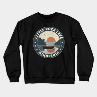 Little Rock Lake Minnesota Sunset Crewneck Sweatshirt